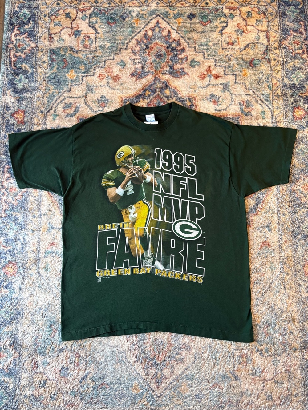 Vintage Salem Brett Favre NFL MVP T-shirt Size XXL